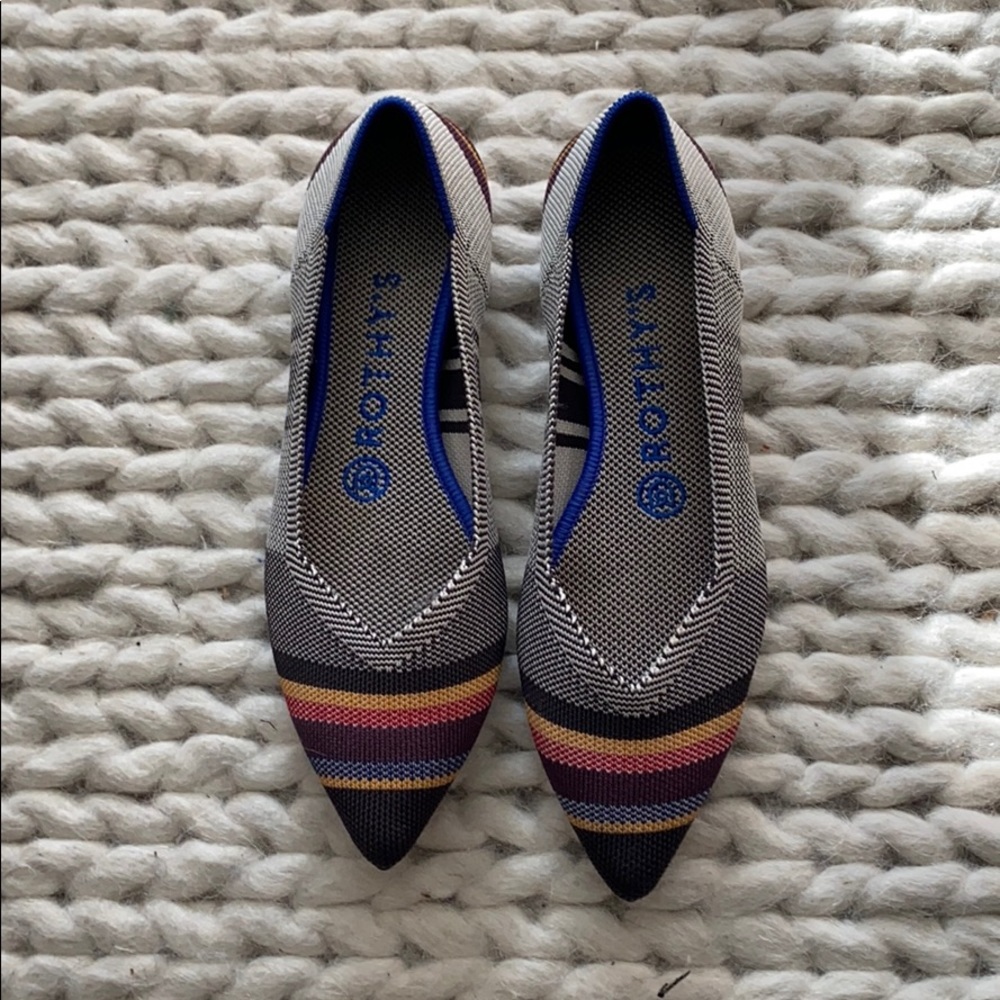 Rothys limited striped edition